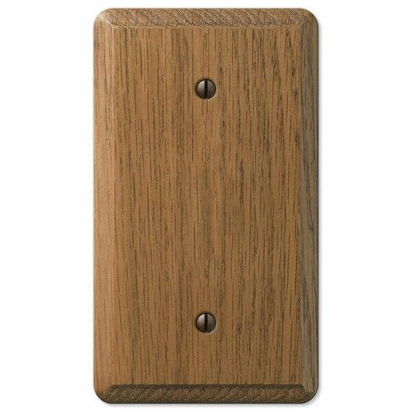 Livewire Contemporary Unfinished 1 Gang Wood Blank Wall Plate, Brown LI2742684